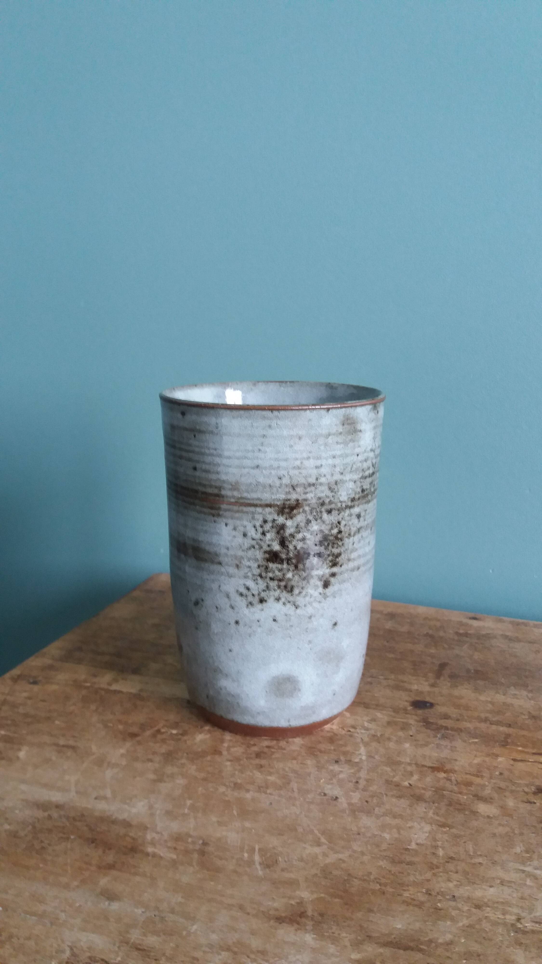 Mug vase signed Atch, Chantal and Thierry Robert, 1970s