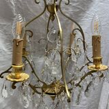 Bronze chandelier mid-twentieth century.
