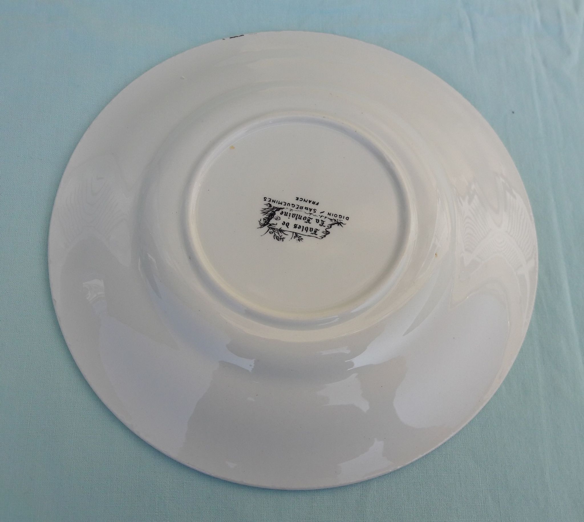 Plate fables La Fontaine