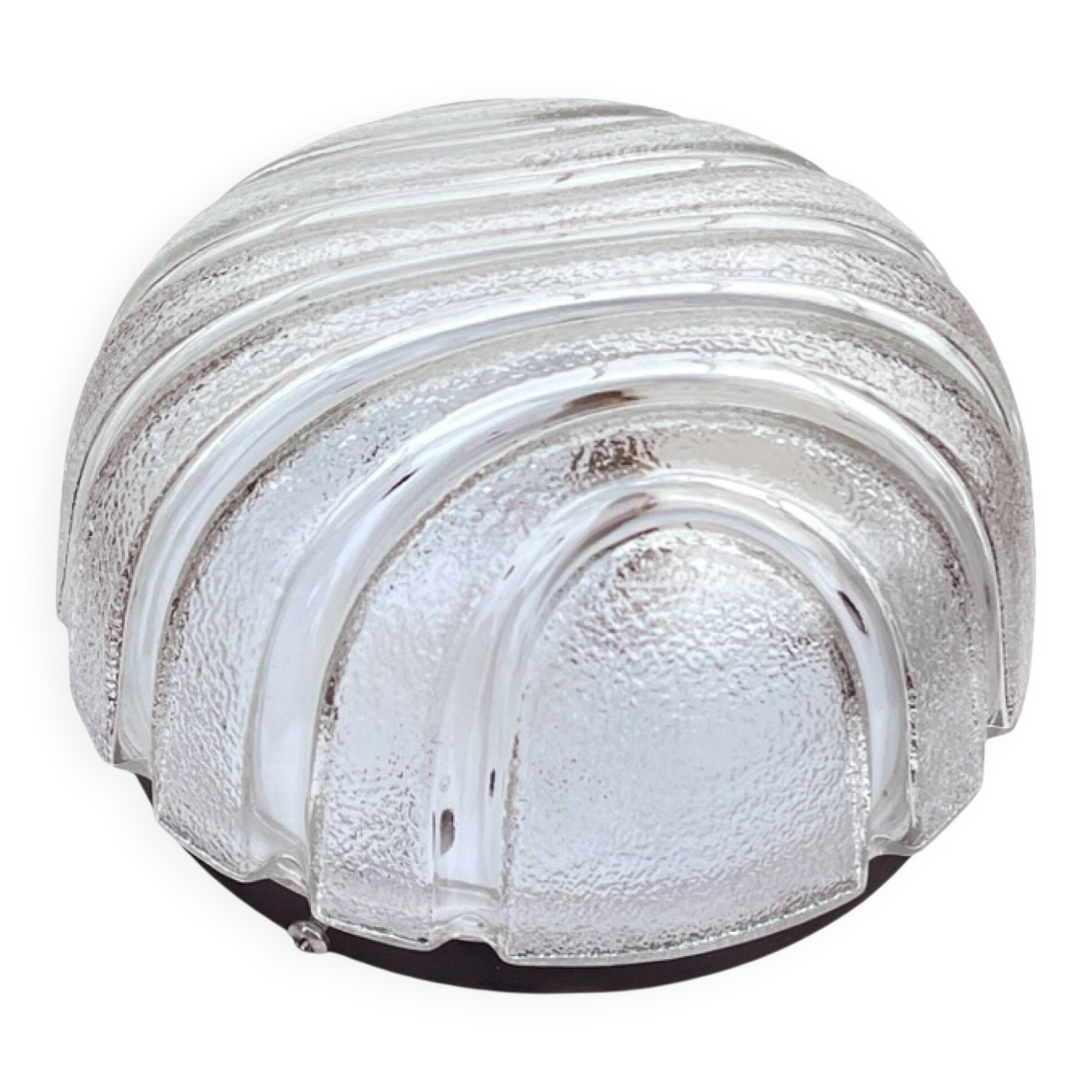 Glass ceiling lamp, Eickmeier Leuchten, Germany, 1970s.