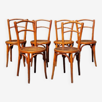 6 chaises bistrot Horgen-Glaris années 20