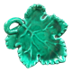 Leaf-shaped catchall tray