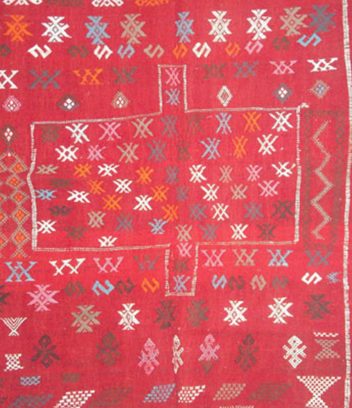 Berber carpet Ouadzem 133x104cm