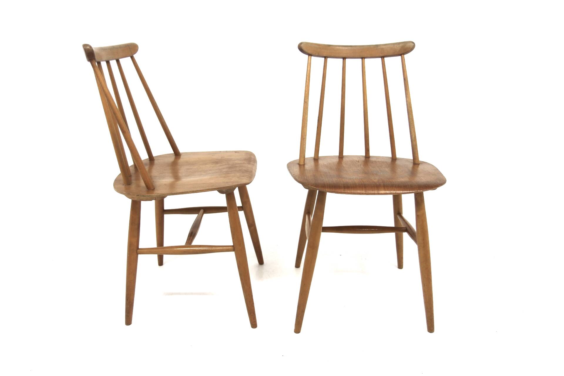 Set de 2 chaises scandinave "Fanett" par Ilmari Tapiovaara, Suède, 1960