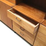 Large vintage wall unit from the 1960s with functional and timeless design