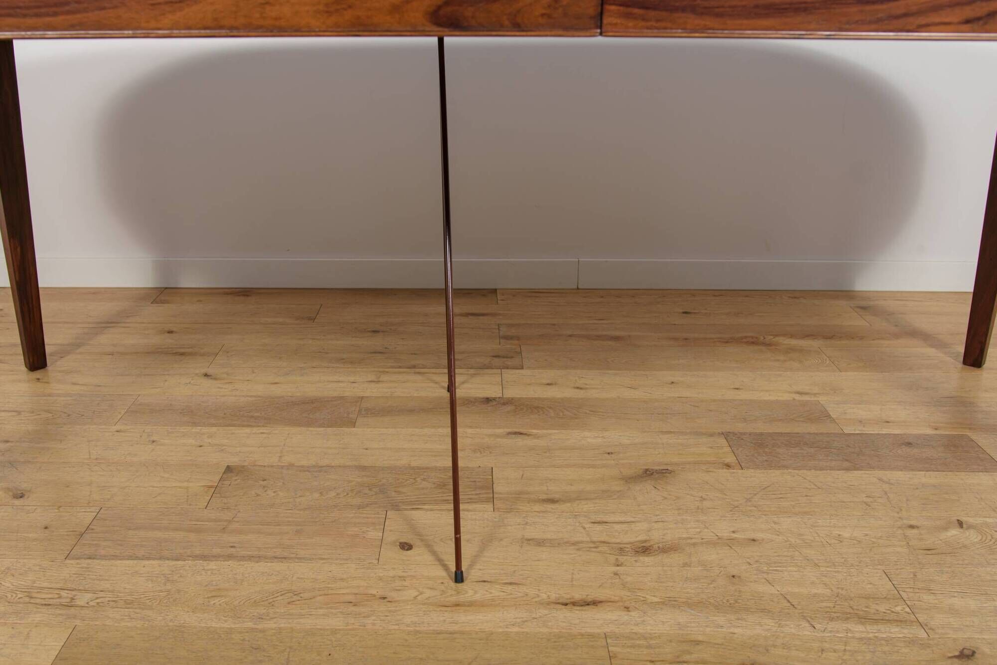 Mid-Century Round Rosewood Extending Dining Table by Severin Hansen for Haslev Møbelsnedkeri, Denmark, 1960s