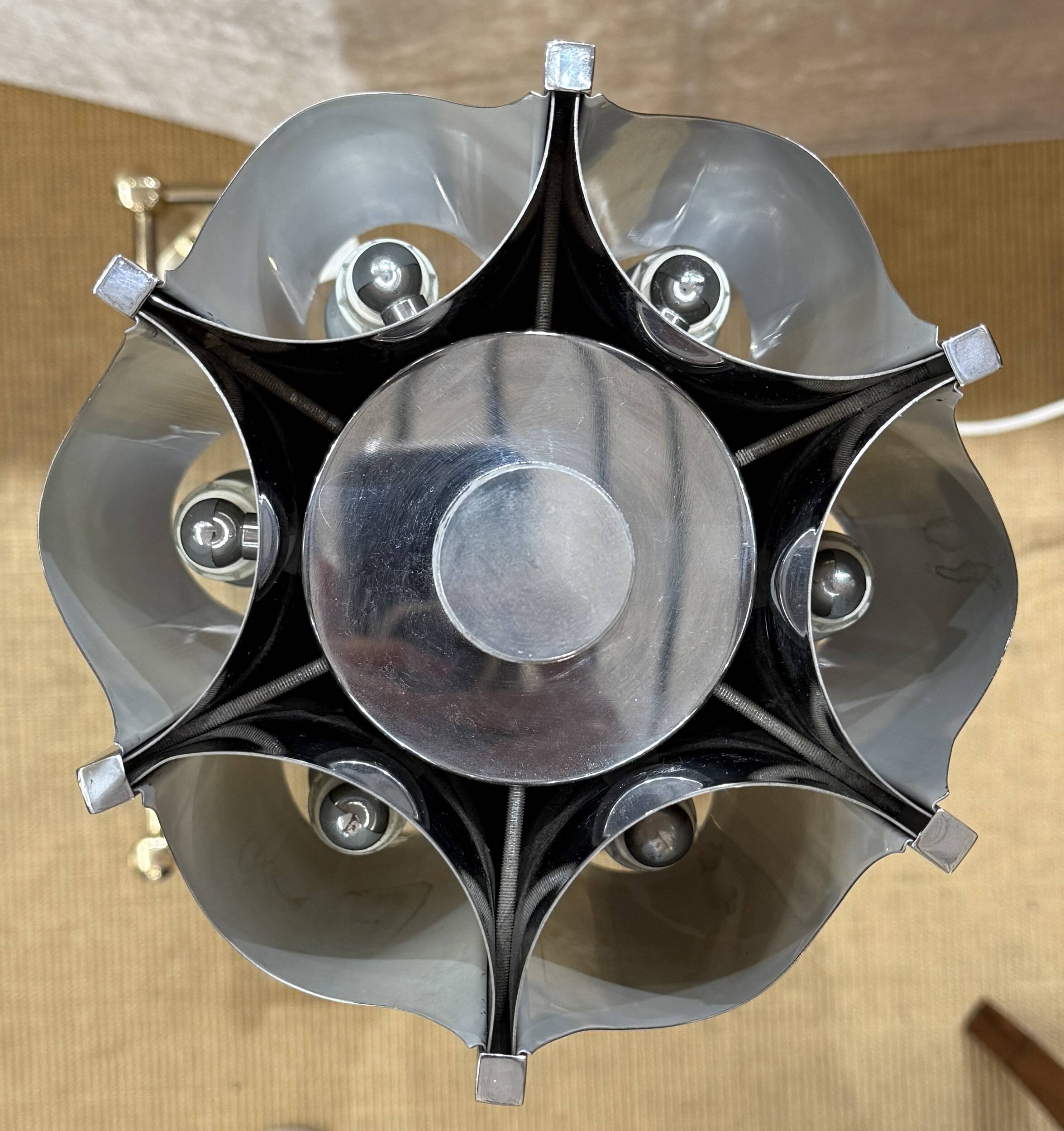 „Orgue" Table Lamp attr. to Jacques Charles for Maison Charles, ca. 1965