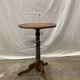 Antique pedestal table, Brutalist, wood, turned