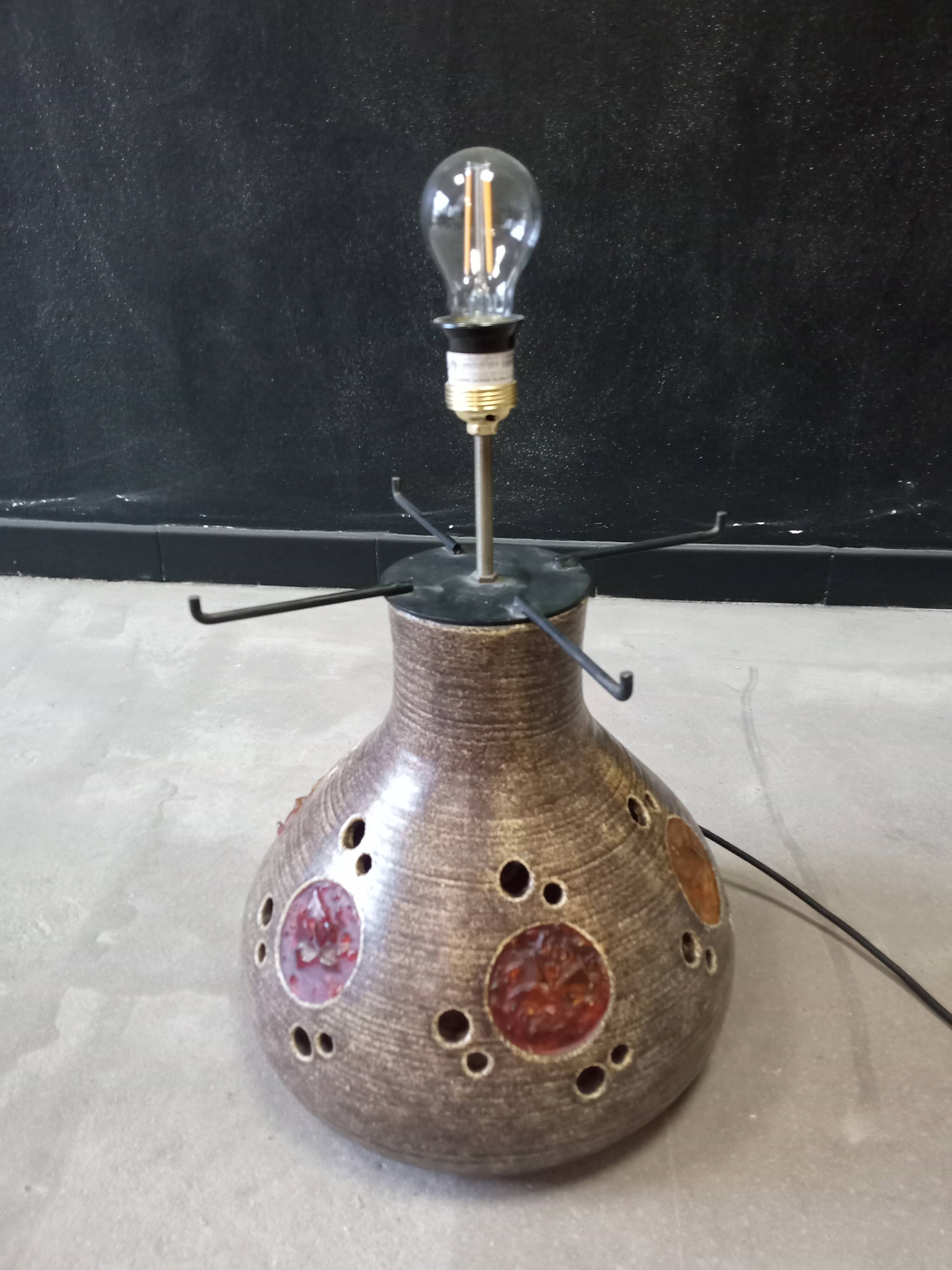 Important lamp by Georges Pelletier.