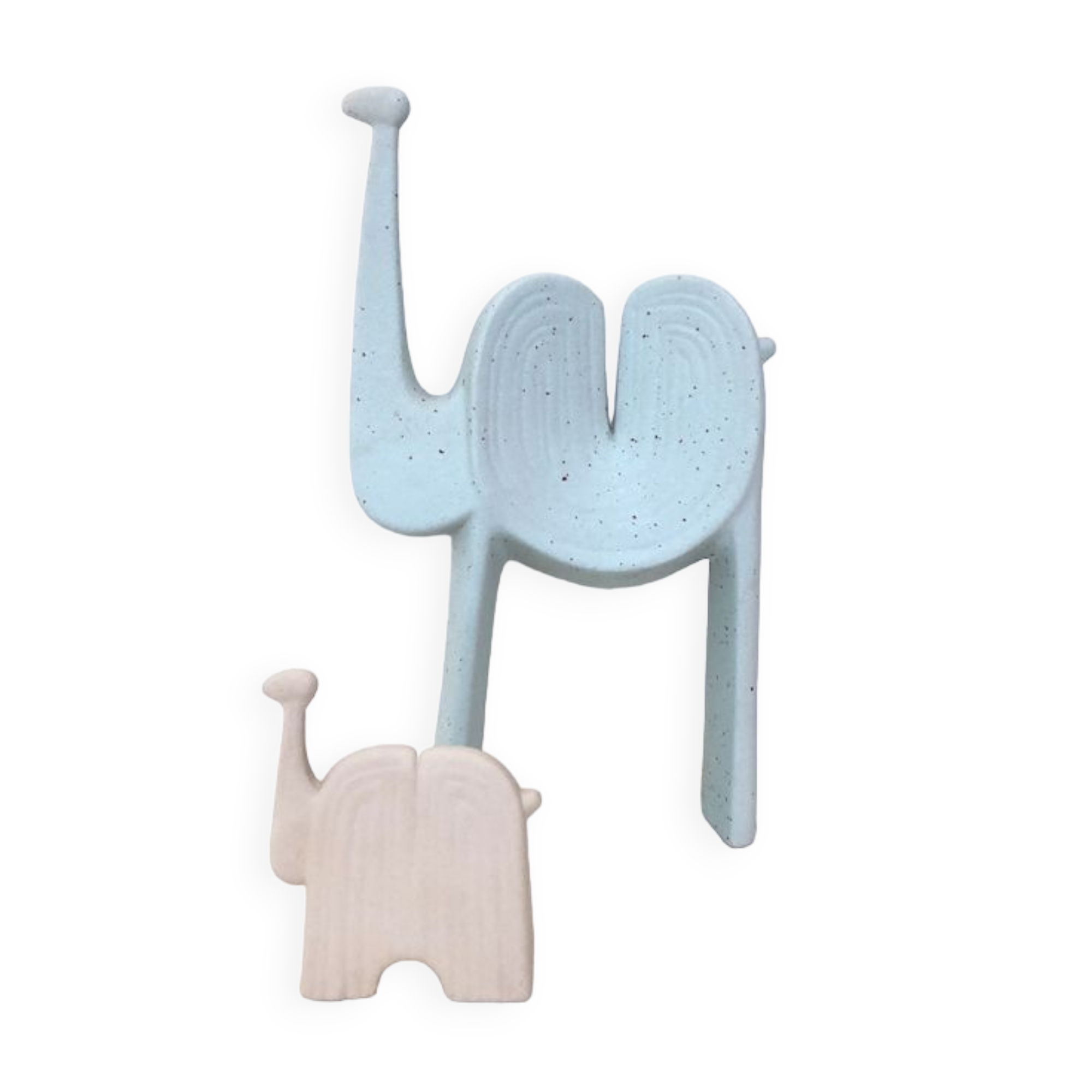 Italian ceramic camel duo, 1970