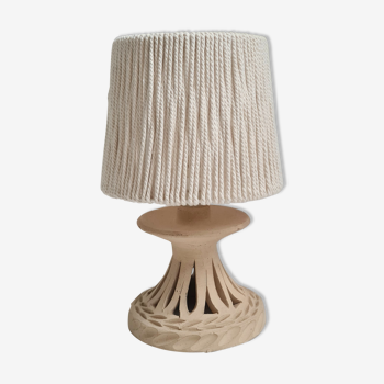 Handmade rope lamp