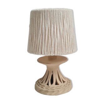 Handmade rope lamp