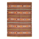 6x8 Red Blue Striped Vintage Kilim Rug  173x243Cm SK 33439