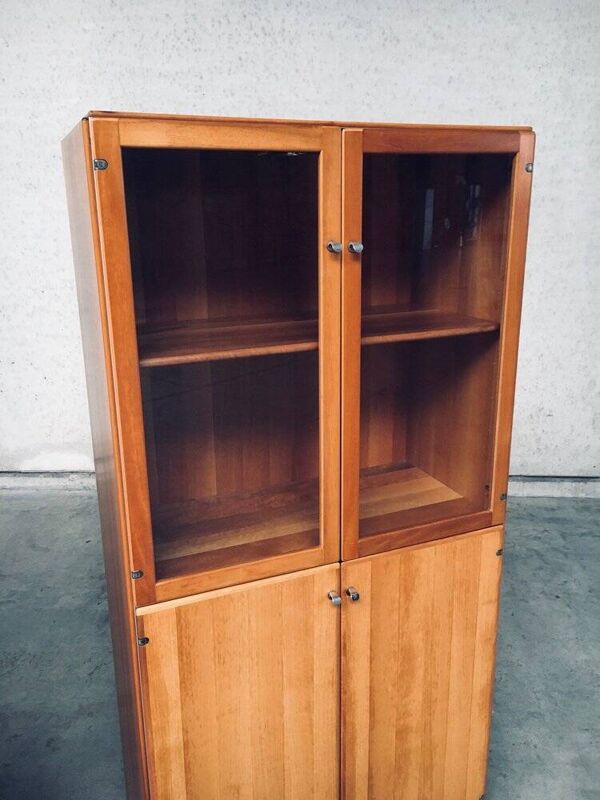 Torcello Series Display Cabinet Set by Afra & Tobia Scarpa for Stildomus, Italy, 1980s, Set of 2