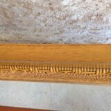 Vintage rattan wood bed