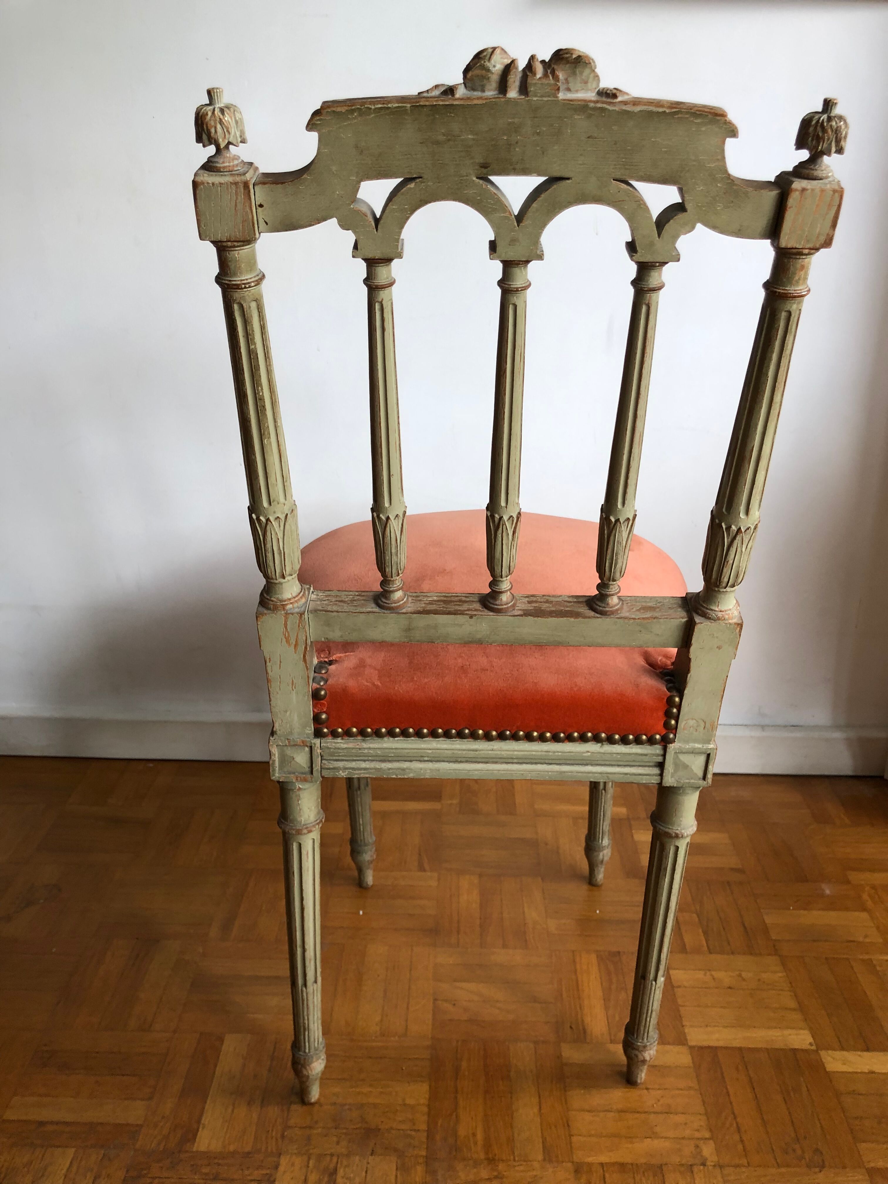 Pair of Louis XVI style chairs