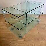 Glass TV stand