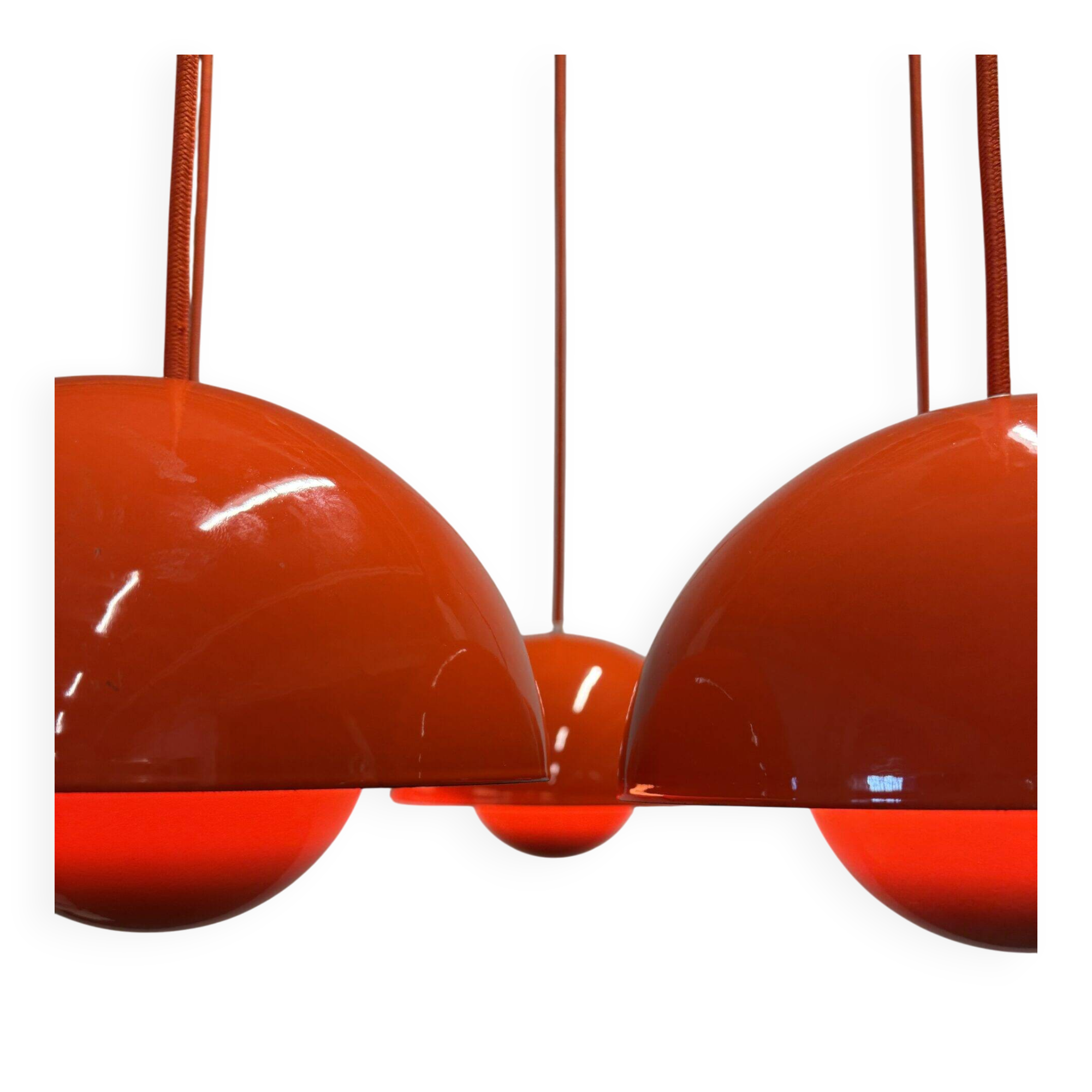 Verner Panton chandelier Flowerpot lamp