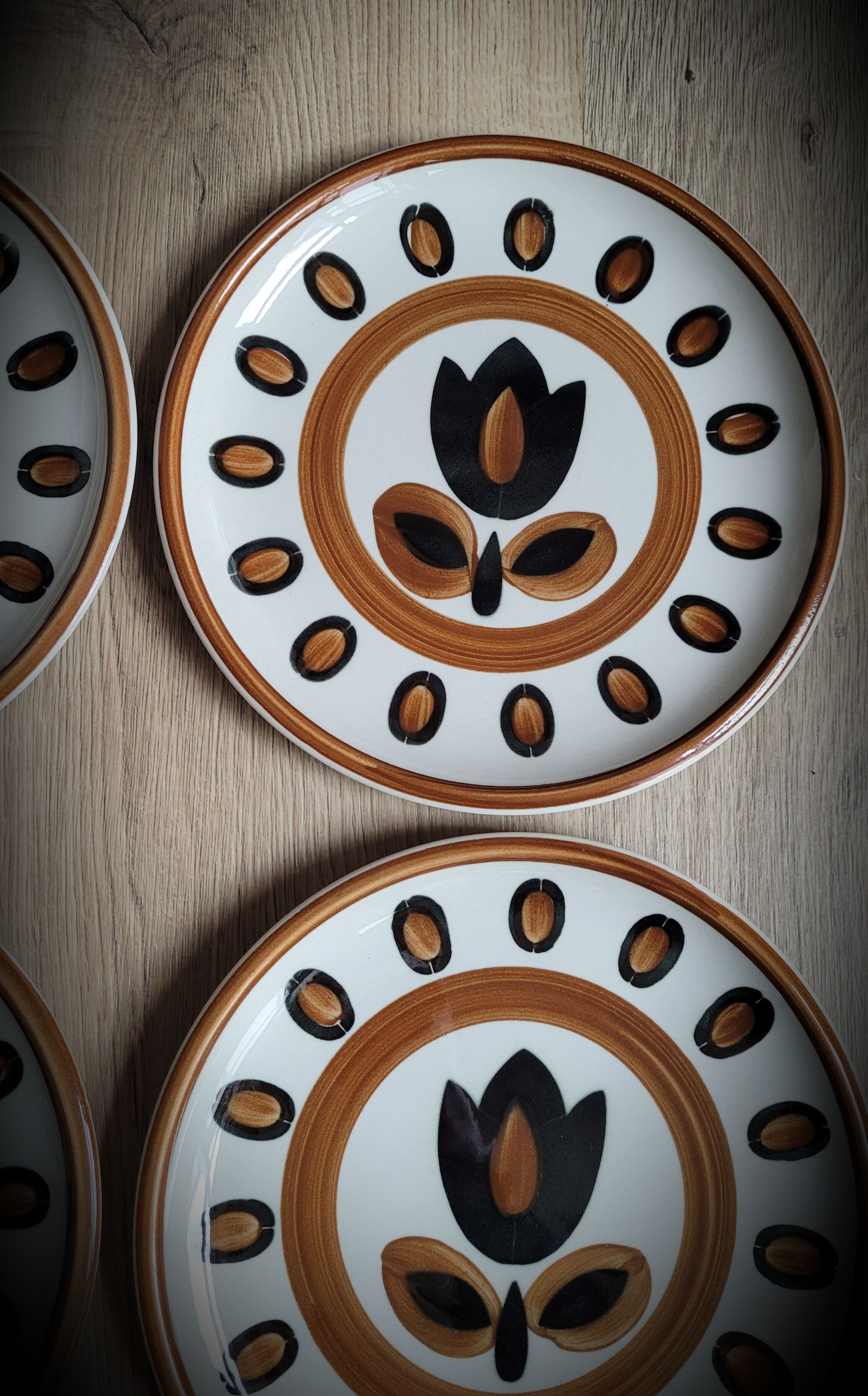 Set 6 Kimono plates