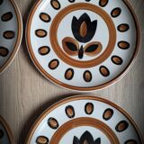 Set 6 Kimono plates