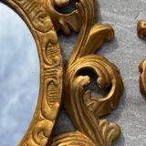 Pair of Italian Baroque mirrors, late 19th, early 20th century