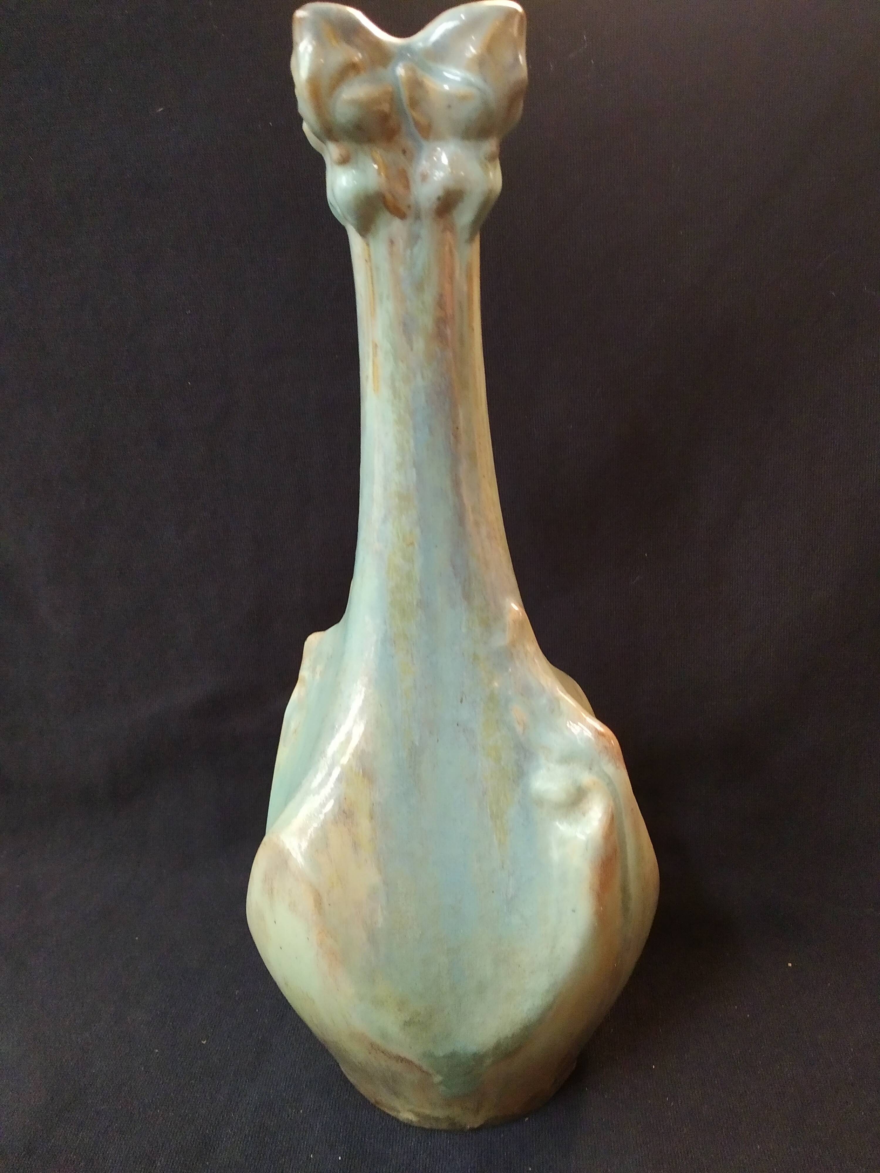 Pierrefonds art nouveau vase