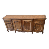 Louis XV style sideboard in walnut