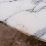 Calacatta marble Super Malta table, Roche Bobois, 1980s
