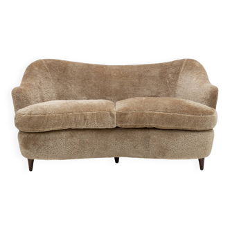 Attributed Gio Ponti Mid-century Modern Italian Sofa for Casa E Giardino, 1930s
