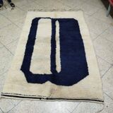 Tapis beni ouraine taille moyenne fait main 100 x 200 cm