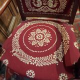 Empire style armchair in mahogany