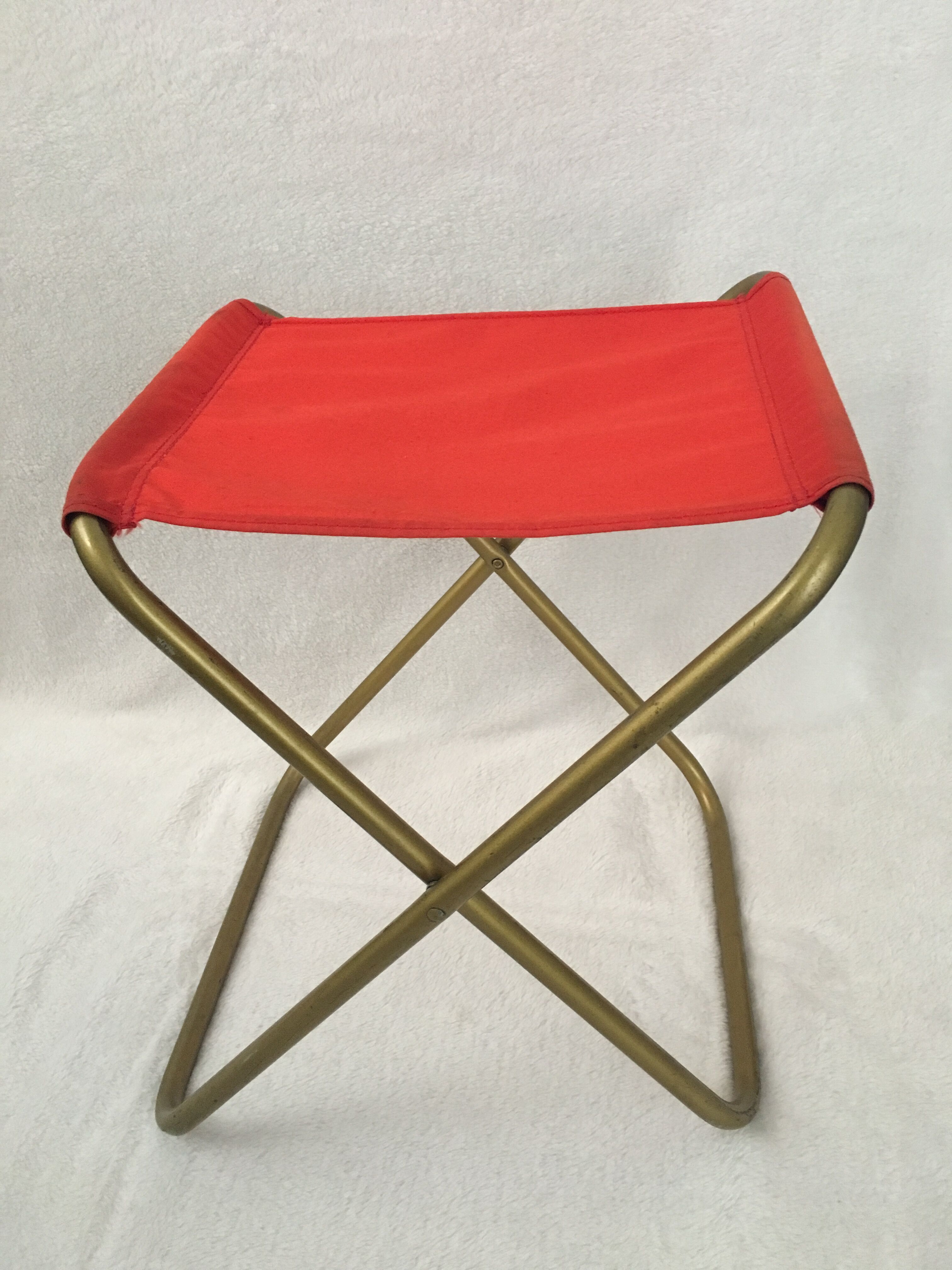 Pair of folding lail Lafuma stools