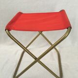 Pair of folding lail Lafuma stools