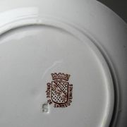 Sarreguemines tea service - Kyoto - antique 5 cups 6 saucers in Japanese style