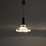 Suspension en verre du milieu du siècle années 1960