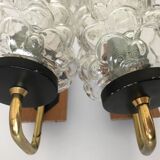 Bully glass sconce