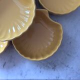 Set of 6 shell-shaped ramekins