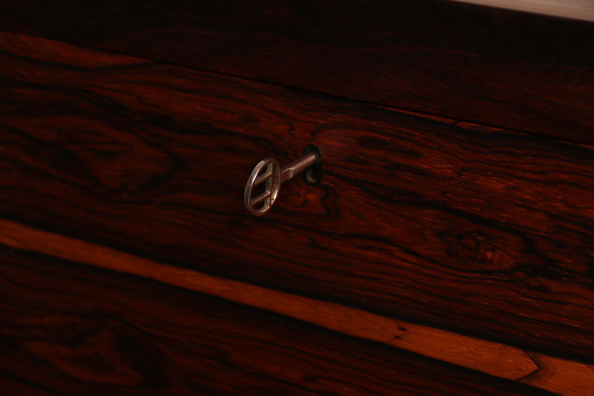 Cube bar in rio-rosewood  designed by Rolf Hesland  for Bruksbo Tegnekontor - Norway - 1960's