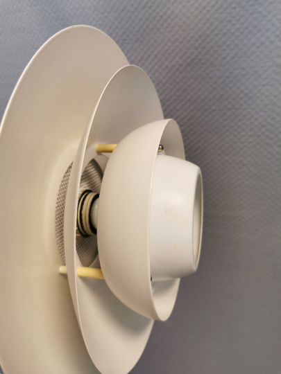 Danish designed hanging lamp, produced by JEKA (closed in the 1990s) model 1029-P