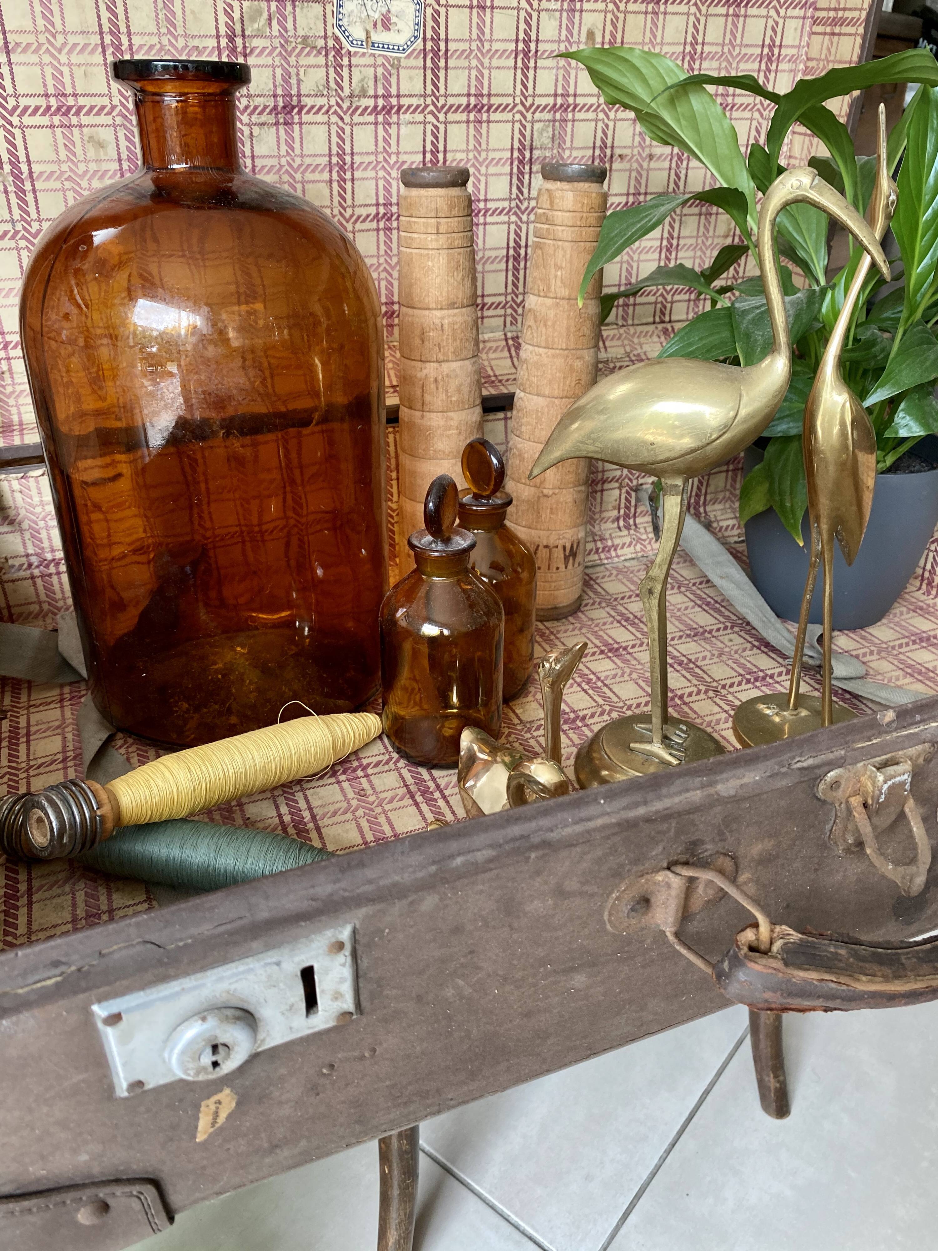 Old vintage suitcase