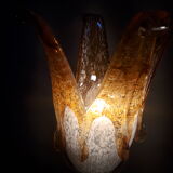 copper brass bronze lamp tulip ancient murano Italy very beautiful