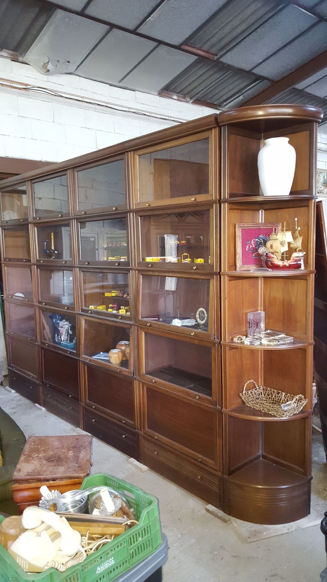 MEUBLE MD 57 éléments (voir les photos) bibliothèque vitrine secrétaire commode armoire