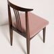 Blush Pink Bouclé Chair, Mid-Century Modern, designed by Mr. Zielinski, Europe, 1960s