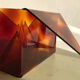 Revised door or document holder in smoked plexiglass from the 1970s
