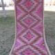 Vintage Turkish hallway rug 119x289 cm