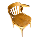 Baumann armchair in arched beech