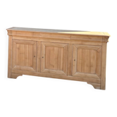 Enfilade ancienne en bois massif brut - 3 tiroirs 