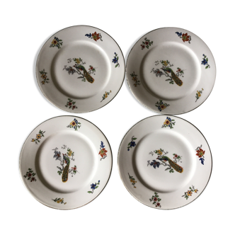 4 assiettes dessert Limoges