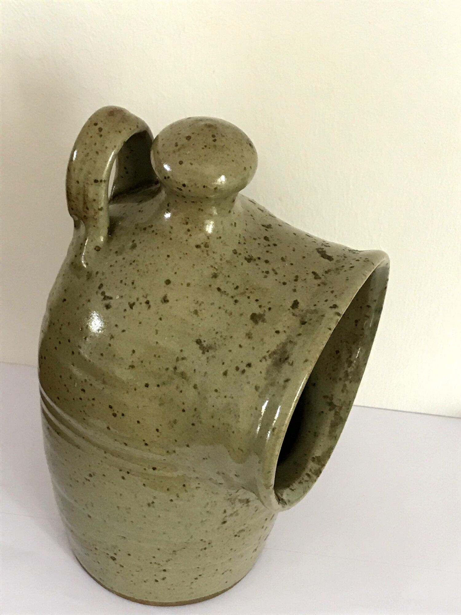 Salt hand in pyrite stoneware 70s