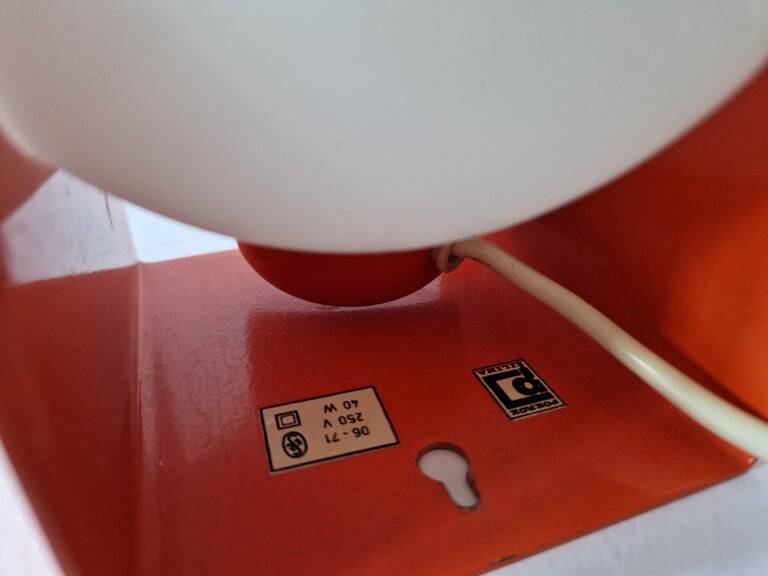 Midcentury Rare Table or Wall Lamp Pokrok, 1970s